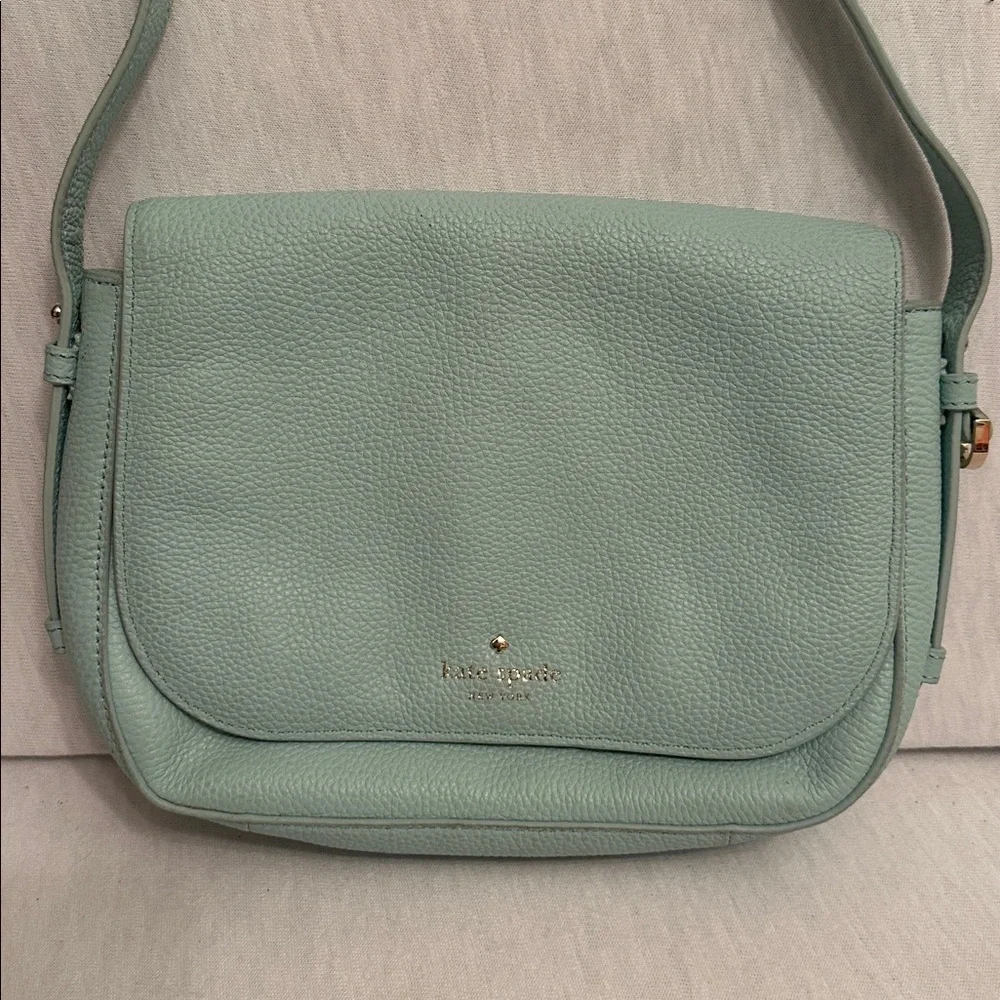 Kate Spade Penelope Orchard Crossbody Bag with Silver Hardware in Grace Blue